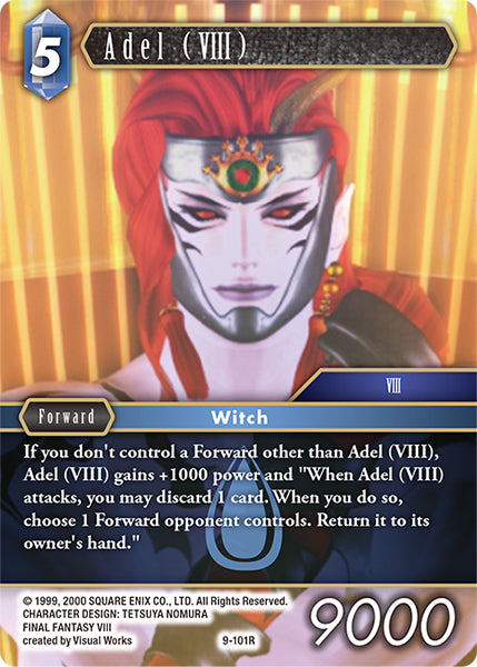 (101) Final Fantasy TCG Opus IX: Lords & Chaos Single: Adel (VIII) (9-101) Holo Rare