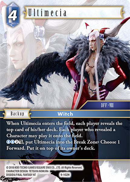(102) Final Fantasy TCG Opus IX: Lords & Chaos Single: Ultimecia (9-102)  Hero