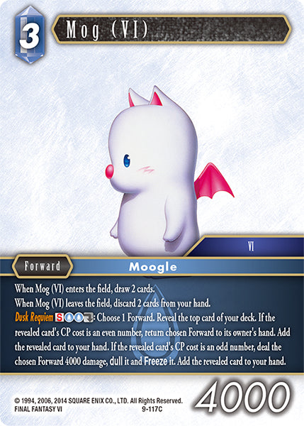 (117) Final Fantasy TCG Opus IX: Lords & Chaos Single: Mog (VI) (9-117)  Common