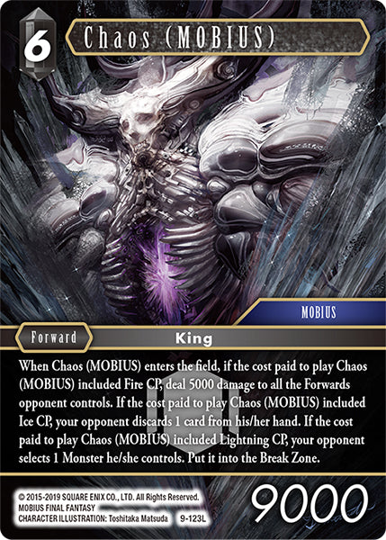 (123) Final Fantasy TCG Opus IX: Lords & Chaos Single: Chaos (MOBIUS) (9-123) (V.1) Holo Legend