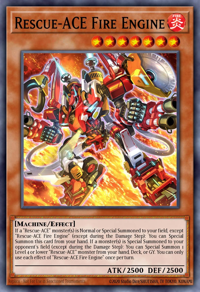 (281) YuGiOh TCG MP24: 25th Anniversary Tin: Dueling Mirrors Single: Rescue-ACE Fire Engine  Ultra Rare