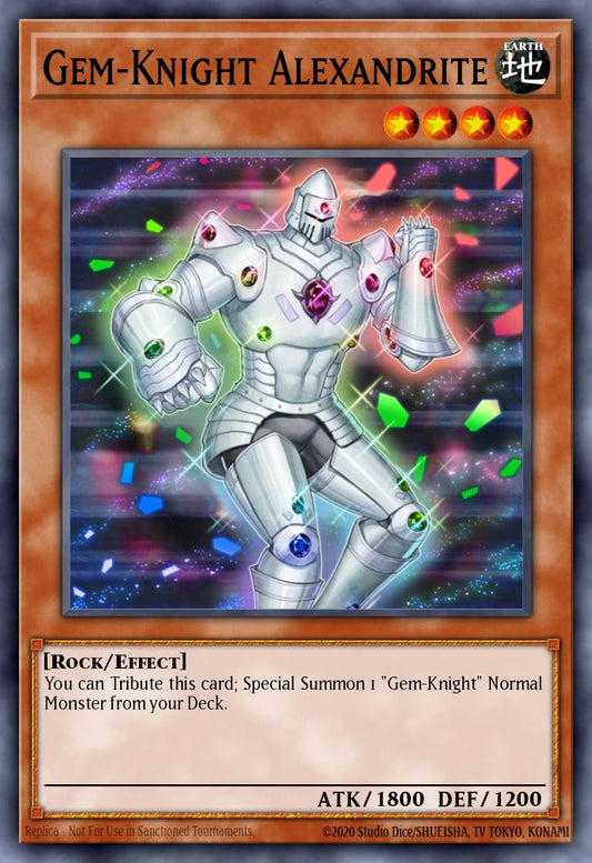 (107) YuGiOh TCG BLMM: Battles of Legend: Monster Mayhem Single: Gem-Knight Alexandrite  Ultra Rare