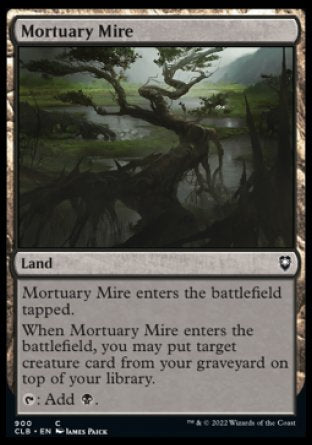 (900) Magic The Gathering Commander Legends: Battle for Baldur's Gate: Extras Single: Mortuary Mire  Common