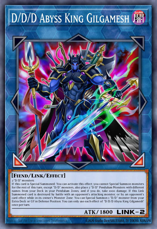 (004) YuGiOh TCG DUOV: Duel Overload Single: D/D/D Abyss King Gilgamesh  Ultra Rare