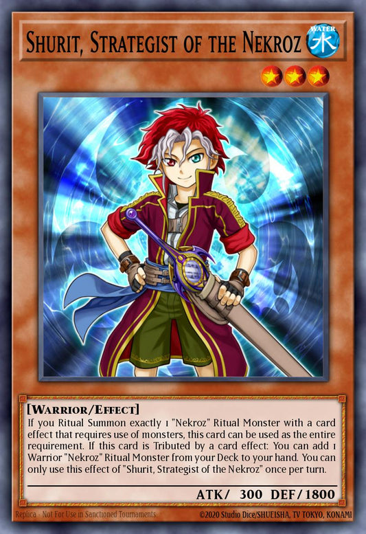 (259) YuGiOh TCG RA03: Quarter Century Bonanza Single: Shurit, Strategist of the Nekroz (V.1 - Platinum Secret Rare)  Platinum Secret Rare