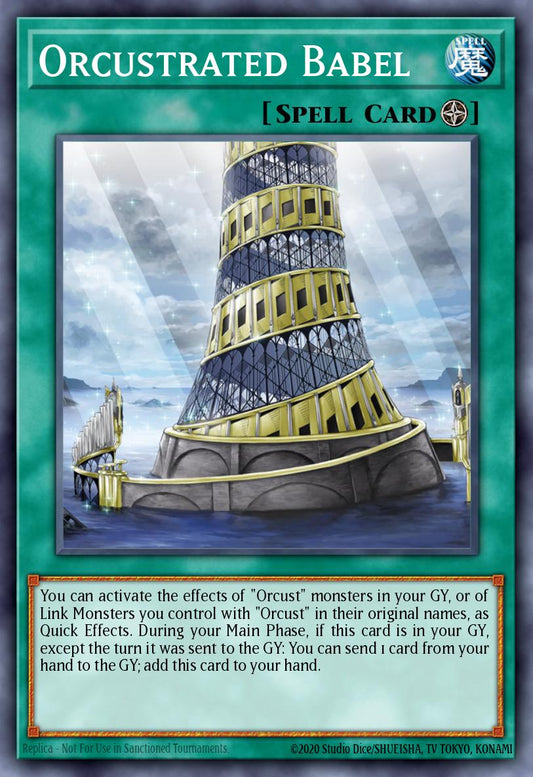 (097) YuGiOh TCG BLMM: Battles of Legend: Monster Mayhem Single: Orcustrated Babel  Ultra Rare