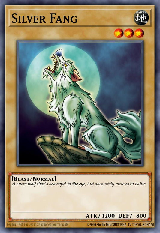 (004) YuGiOh TCG LCYW: Legendary Collection 3: Mega Pack Single: Silver Fang  Ultra Rare