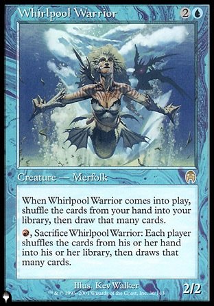 (036) Magic The Gathering The List Single: Whirlpool Warrior  Rare