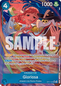 (046) One Piece TCG OP17: The World’s Strongest Warriors Single: Gloriosa (OP17-046) (V.2)  Alternate Art