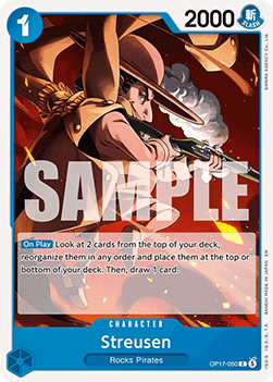 (050) One Piece TCG OP17: The World’s Strongest Warriors Single: Streusen (OP17-050)  Common