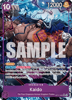 (062) One Piece TCG OP17: The World’s Strongest Warriors Single: Kaido (OP17-062) (V.2)  Alternate Art