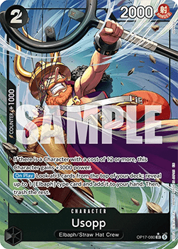 (080) One Piece TCG OP17: The World’s Strongest Warriors Single: Usopp (OP17-080) (V.2)  Alternate Art