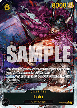 (119) One Piece TCG OP17: The World’s Strongest Warriors Single: Loki (OP17-119) (V.2)  Alternate Art