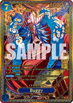 (P-084) One Piece TCG OP17: The World’s Strongest Warriors Single: Buggy (P-084)  Special Rare