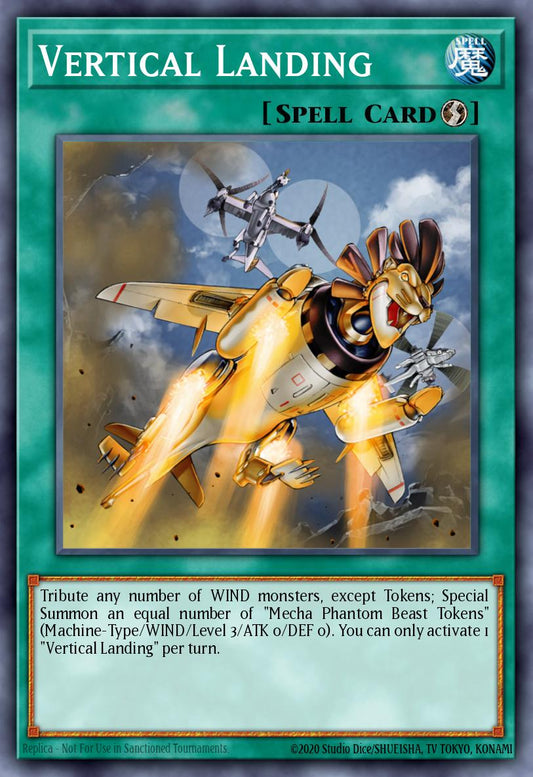 (103) YuGiOh TCG MP14: 2014 Mega-Tins Mega-Pack Single: Vertical Landing  Common