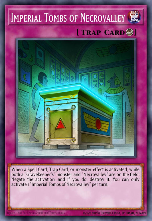 (235) YuGiOh TCG MP14: 2014 Mega-Tins Mega-Pack Single: Imperial Tombs of Necrovalley  Secret Rare