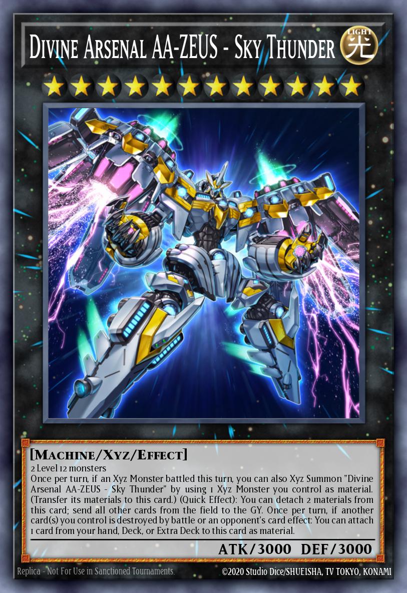 (070) YuGiOh TCG RA04: Quarter Century Stampede Single: Divine Arsenal AA-ZEUS - Sky Thunder  Quarter Century Secret Rare