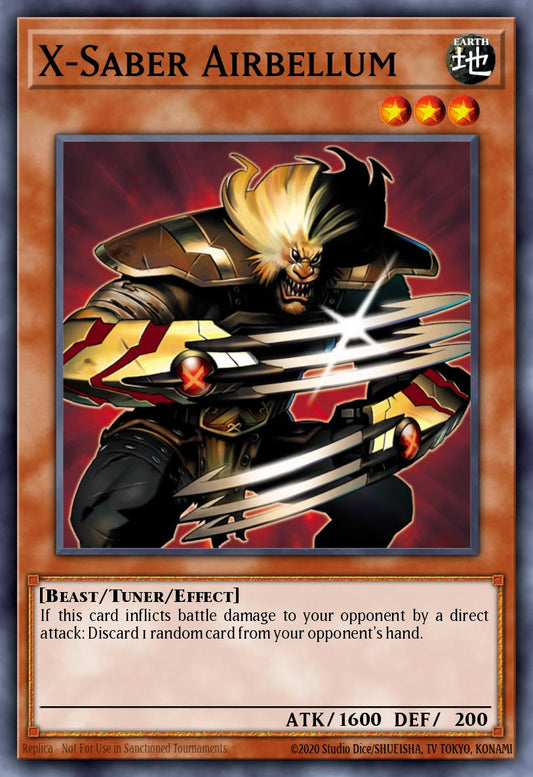 (221) YuGiOh TCG RA03: Quarter Century Bonanza Single: X-Saber Airbellum (V.2 - Quarter Century Secret Rare)  Quarter Century Secret Rare
