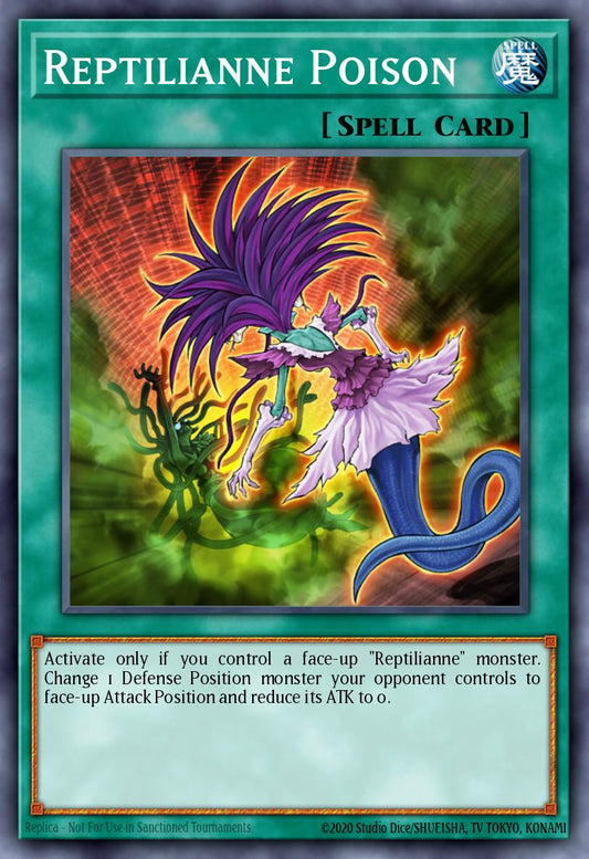 (088) YuGiOh TCG SOVR: Stardust Overdrive Single: Reptilianne Poison  Rare