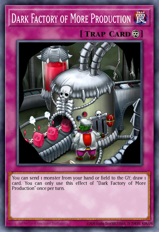 (034) YuGiOh TCG MP20: 2020 Tin of Lost Memories Mega Pack Single: Dark Factory of More Production  Common