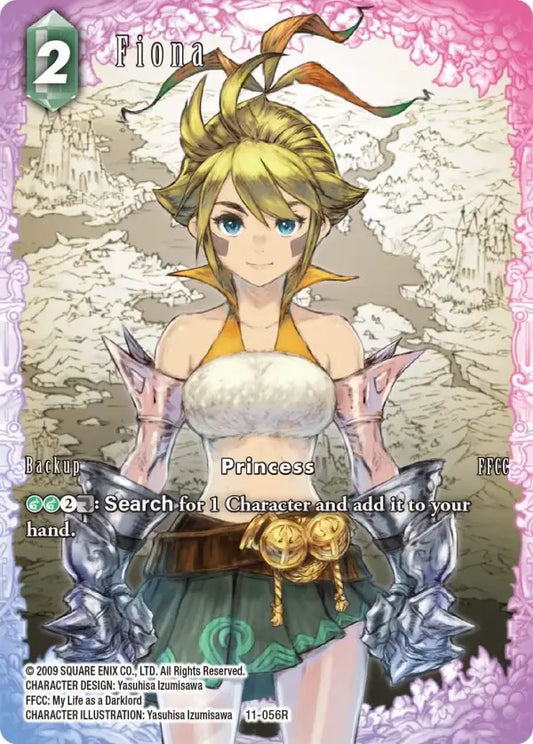 (056) Final Fantasy TCG Opus XI: Soldier's Return Single: Fiona (11-056) (V.2)  Rare