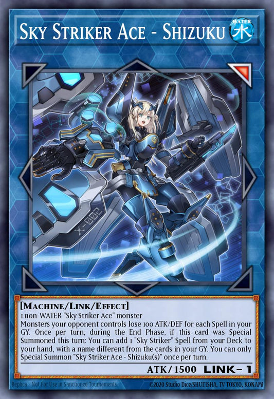 (043) YuGiOh TCG RA03: Quarter Century Bonanza Single: Sky Striker Ace - Shizuku (V.5 - Quarter Century Secret Rare)  Quarter Century Secret Rare