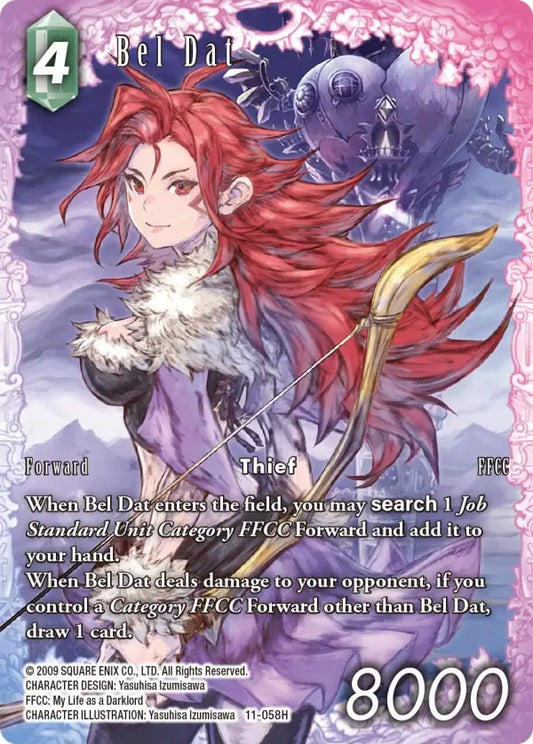 (058) Final Fantasy TCG Opus XI: Soldier's Return Single: Bel Dat (11-058) (V.2)  Hero