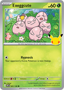 (001) Pokemon TCG 30th Celebration Single: Exeggcute   Common
