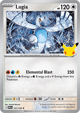 (121) Pokemon TCG 30th Celebration Single: Lugia   Rare