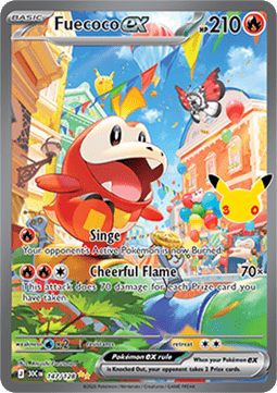 (147) Pokemon TCG 30th Celebration Single: Fuecoco ex   Special Illustration Rare