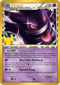 (TM 94) Pokemon TCG 30th Celebration Single: Gengar   Ultra Rare