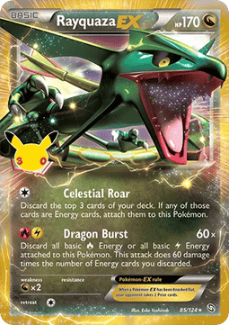 (DRX 85) Pokemon TCG 30th Celebration Single: Rayquaza EX   Ultra Rare
