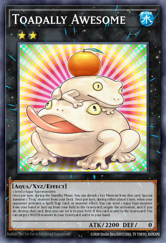 (134) YuGiOh TCG MAGO: Maximum Gold Single: Toadally Awesome  Rare