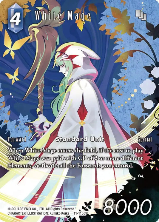 (115) Final Fantasy TCG Opus XI: Soldier's Return Single: White Mage (11-115) (V.2)  Common
