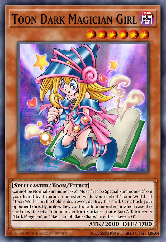 (111) YuGiOh TCG LCYW: Legendary Collection 3: Mega Pack Single: Toon Dark Magician Girl  Rare