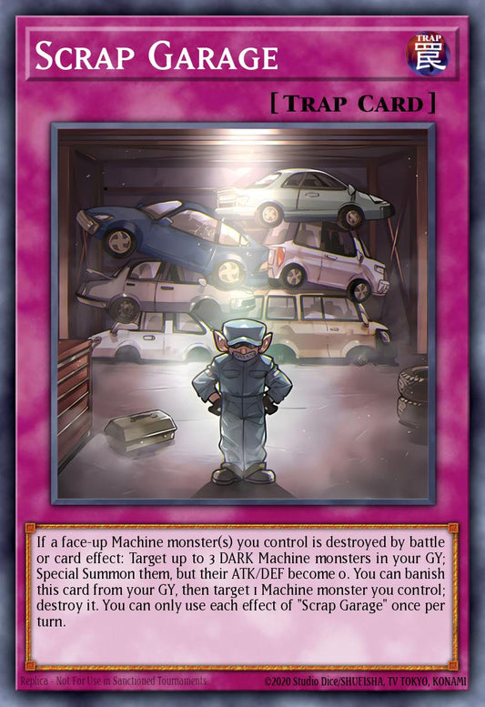 (030) YuGiOh TCG BLMM: Battles of Legend: Monster Mayhem Single: Scrap Garage  Ultra Rare