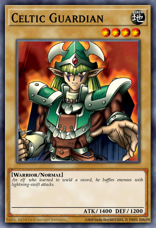 (003) YuGiOh TCG LCYW: Legendary Collection 3: Mega Pack Single: Celtic Guardian  Super Rare
