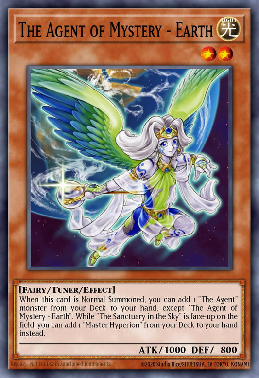 (146) YuGiOh TCG RA04: Quarter Century Stampede Single: The Agent of Mystery - Earth (V.2 - Quarter Century Secret Rare)  Quarter Century Secret Rare
