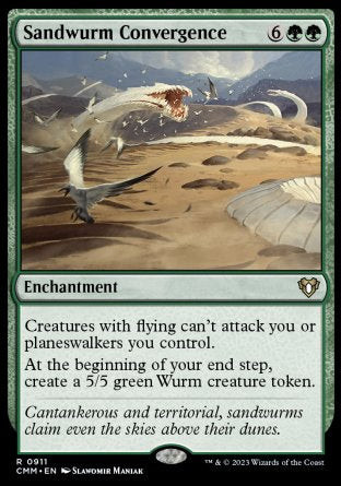 (911) Magic The Gathering Commander Masters: Extras Single: Sandwurm Convergence  Rare