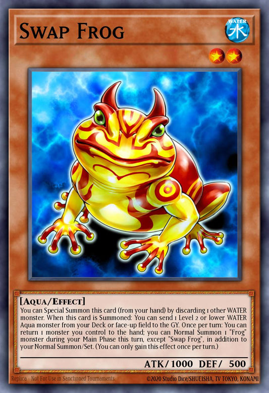 (063) YuGiOh TCG DUOV: Duel Overload Single: Swap Frog  Ultra Rare