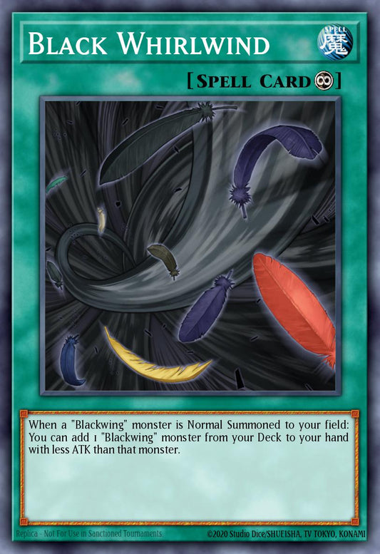 (219) YuGiOh TCG RA03: Quarter Century Bonanza Single: Black Whirlwind (V.1 - Platinum Secret Rare)  Platinum Secret Rare