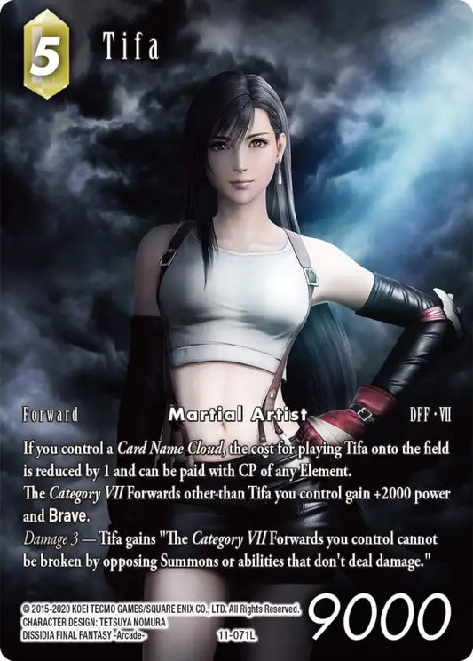 (071) Final Fantasy TCG Opus XI: Soldier's Return Single: Tifa (11-071) (V.2)  Legend