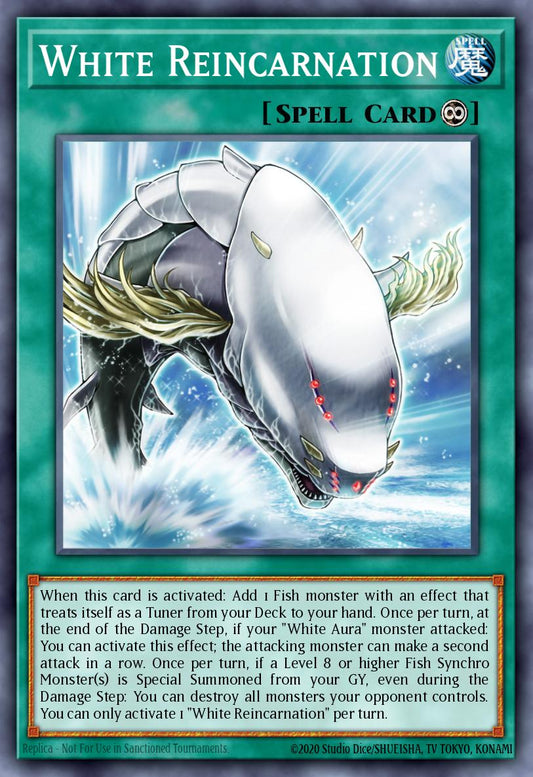 (058) YuGiOh TCG PHNI: Phantom Nightmare Single: White Reincarnation  Common