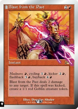 (048) Magic The Gathering The List Single: Blast from the Past  Rare