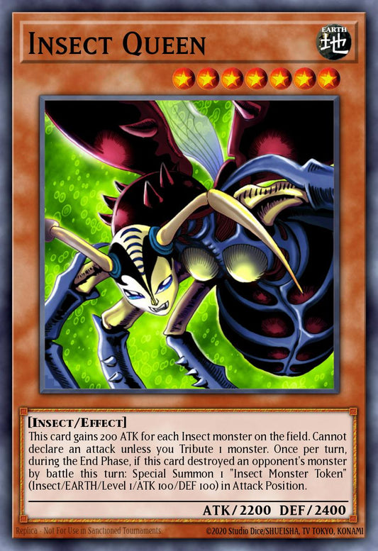 (123) YuGiOh TCG DB2: Dark Beginning 2 Single: Insect Queen  Ultra Rare