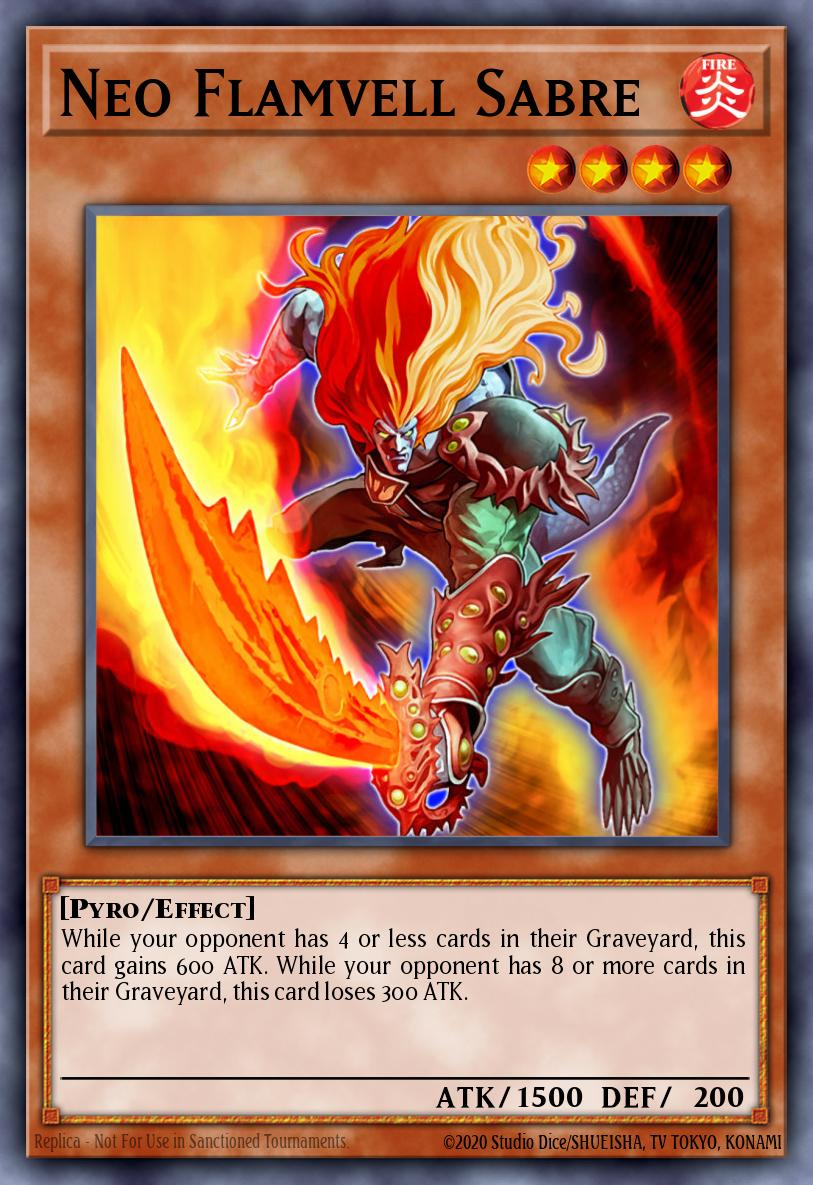 (073) YuGiOh TCG HAC1: Hidden Arsenal: Chapter 1 Single: Neo Flamvell Sabre (V.2 - Parallel Rare)  Parallel Rare
