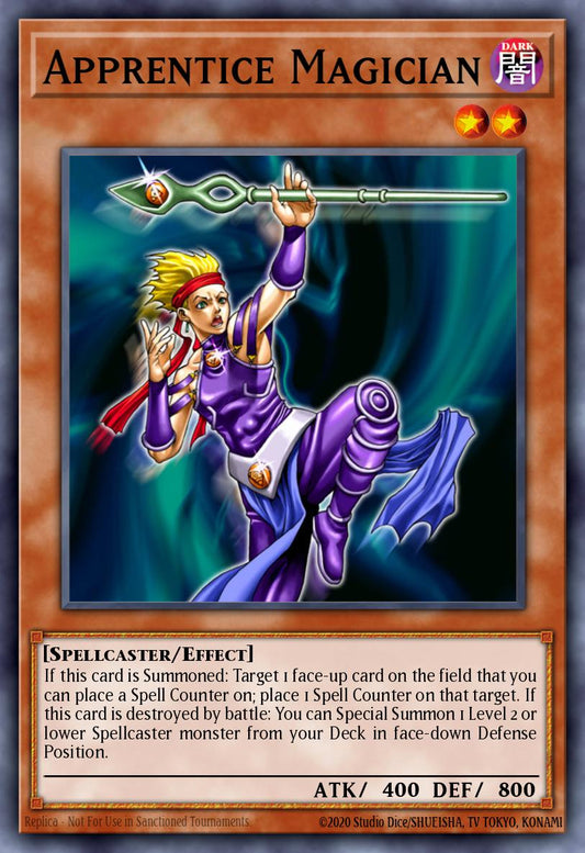 (066) YuGiOh TCG MFC: Magician's Force Single: Apprentice Magician  Rare