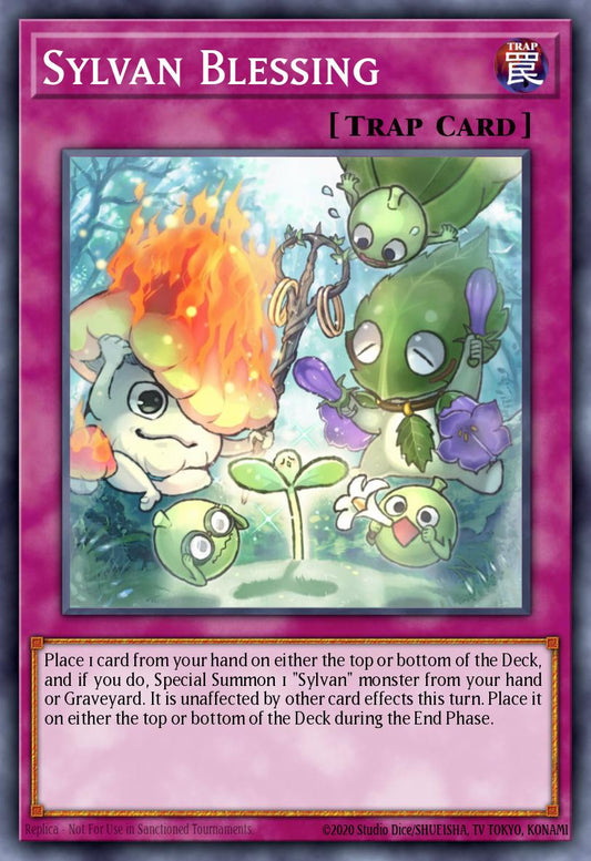(232) YuGiOh TCG MP14: 2014 Mega-Tins Mega-Pack Single: Sylvan Blessing  Common