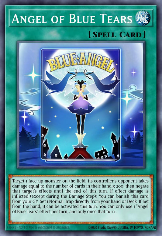 (269) YuGiOh TCG MP24: 25th Anniversary Tin: Dueling Mirrors Single: Angel of Blue Tears  Ultra Rare