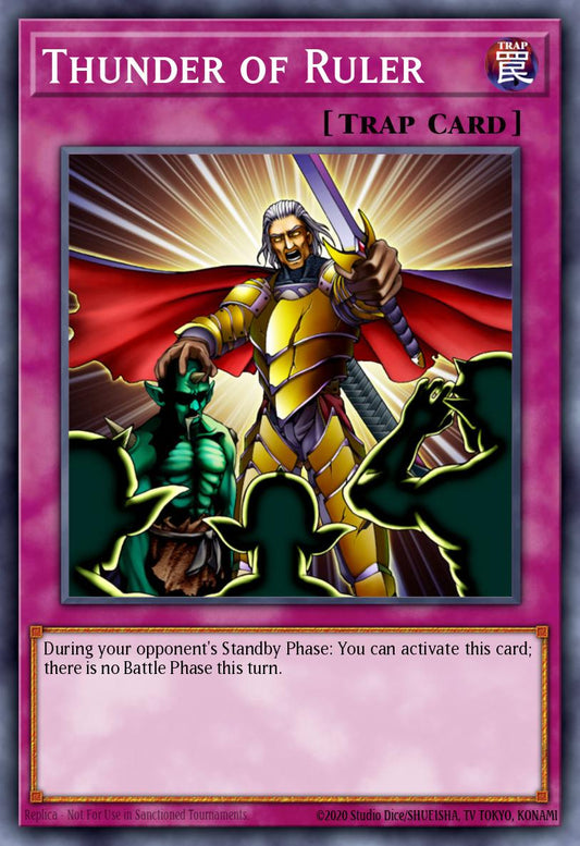 (042) YuGiOh TCG MFC: Magician's Force Single: Thunder of Ruler  Common